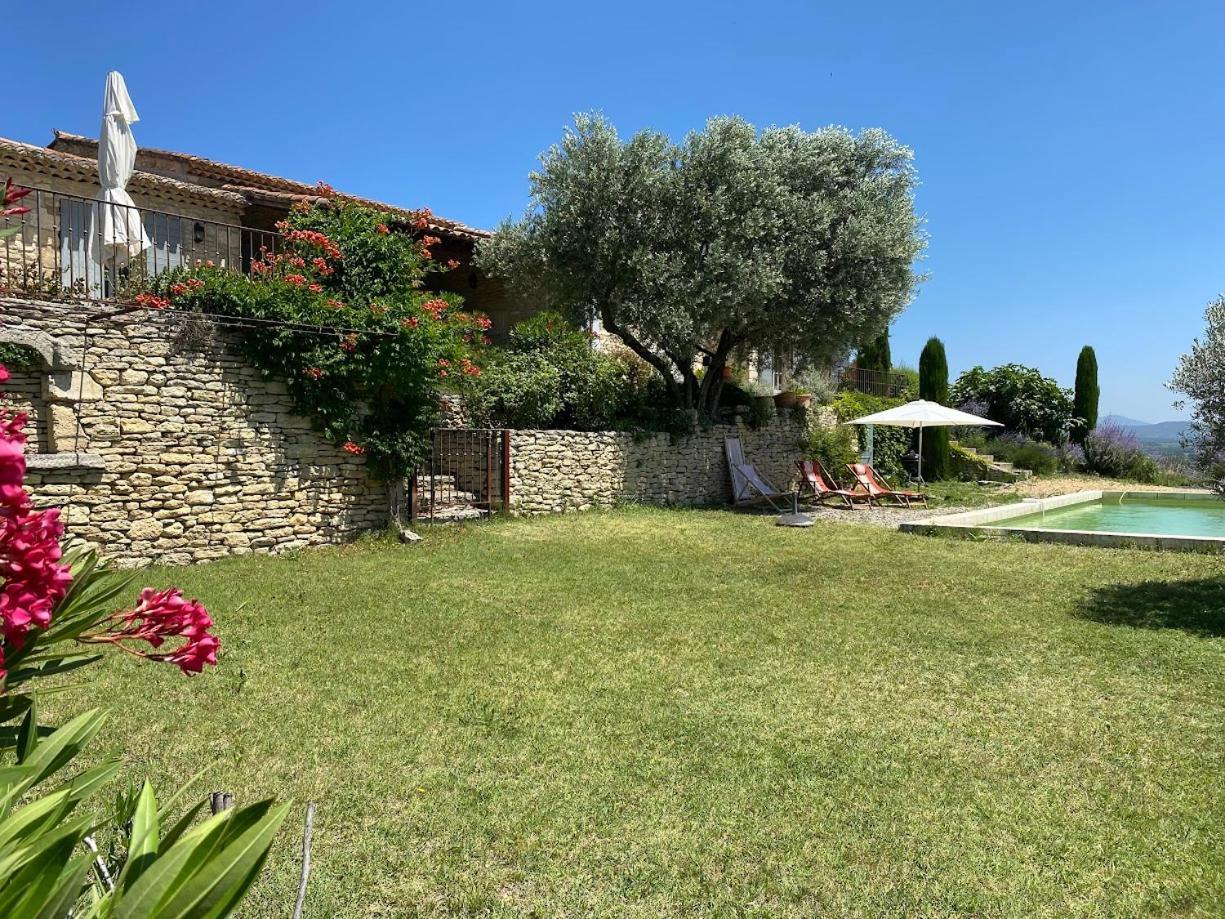 In Gordes, Facing The Entire Luberon Park A Beautiful 5 Bedrooms House Exterior photo